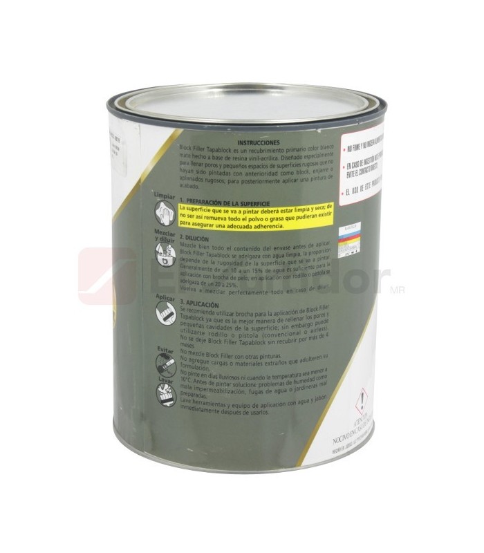 Block Filler Blanco Galon Berel
