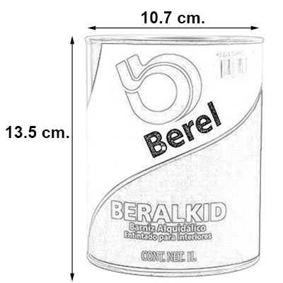 Barniz Beralkid Roble Claro Litro Berel