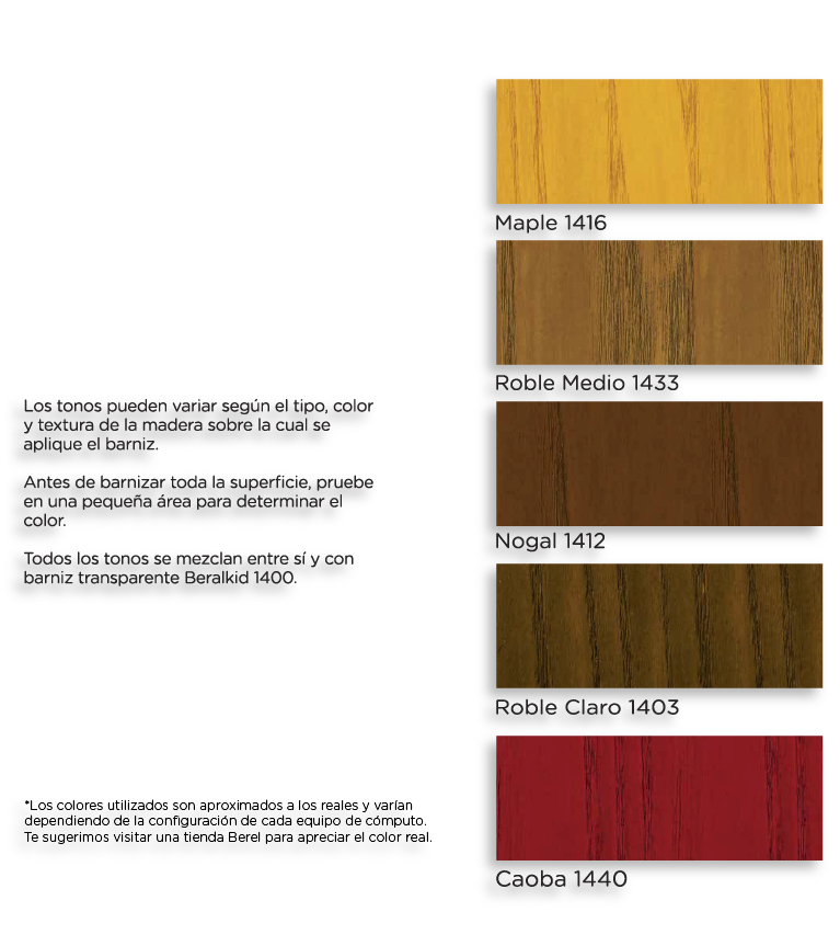 Barniz Beralkid Maple Litro Berel