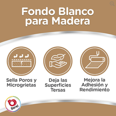 Fondo Para Madera Blanco Cubeta Berel