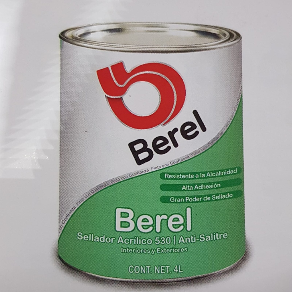 Sellador Acrilico Antisalitre *Nuevo* Litro Berel