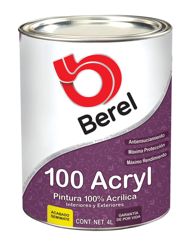 100-Acryl Berel Base Tint Galon Berel