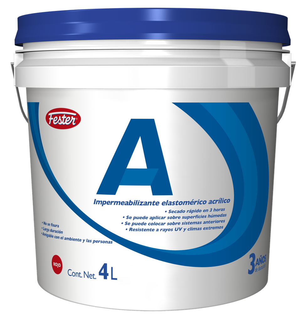 [2092467] A 3 Años Rojo Cub 4 L Fester 