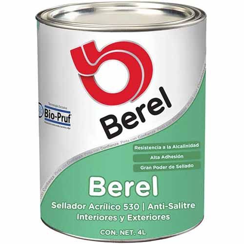 [000530-5] Sellador Acrilico Antisalitre *Nuevo* Galon Berel