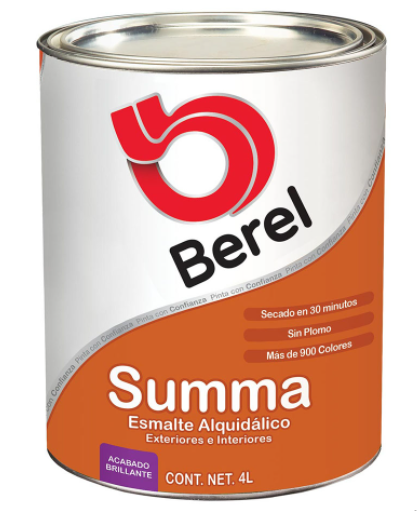 [000602-5] Esmalte Summa Crema Colonial Galon Berel
