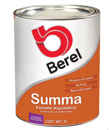 [000616-5] Esmalte Summa Amarillo Limon Galon Berel