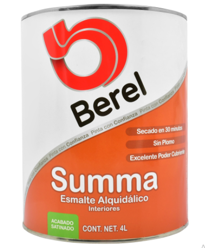 [000673-5] Esmalte Summa Blanco Satinado Galon Berel
