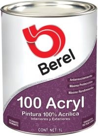 [002123-4] 100-Acryl Berel Blanco Litro Berel